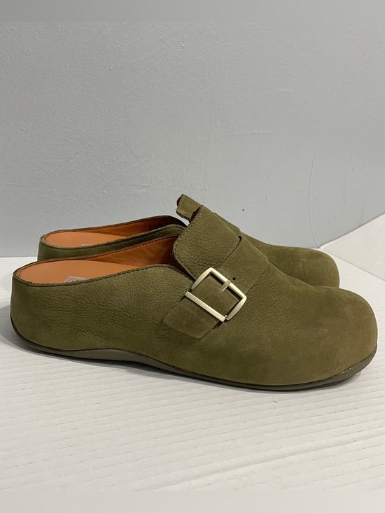 Fit-Flop SHUV BUCKLE-STRAP NUBUCK CLOG size 9 main image 6